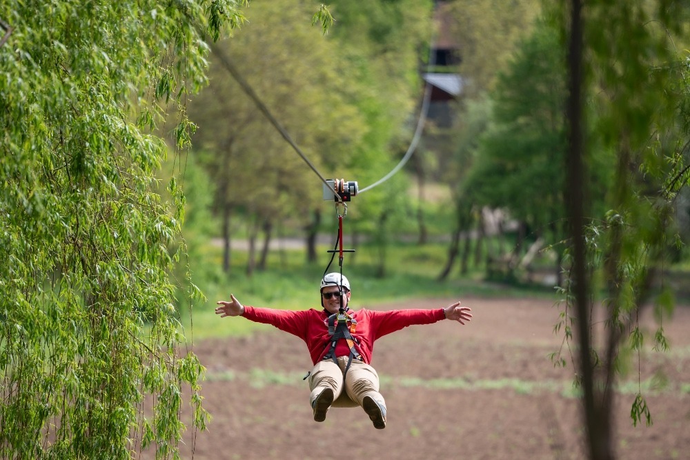 Átadásra került a gombaszögi Zipline pálya.